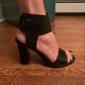 Joie black hi heel sandal